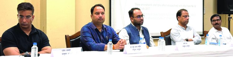 बजट परामर्श में केंद्रीय जीएसटी आयुक्तालय में छग चेंबर शामिल