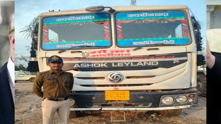 पुलिस चौकी बगदरा के द्वारा अवैध रेत तस्करो के विरूद्ध कार्यवाही